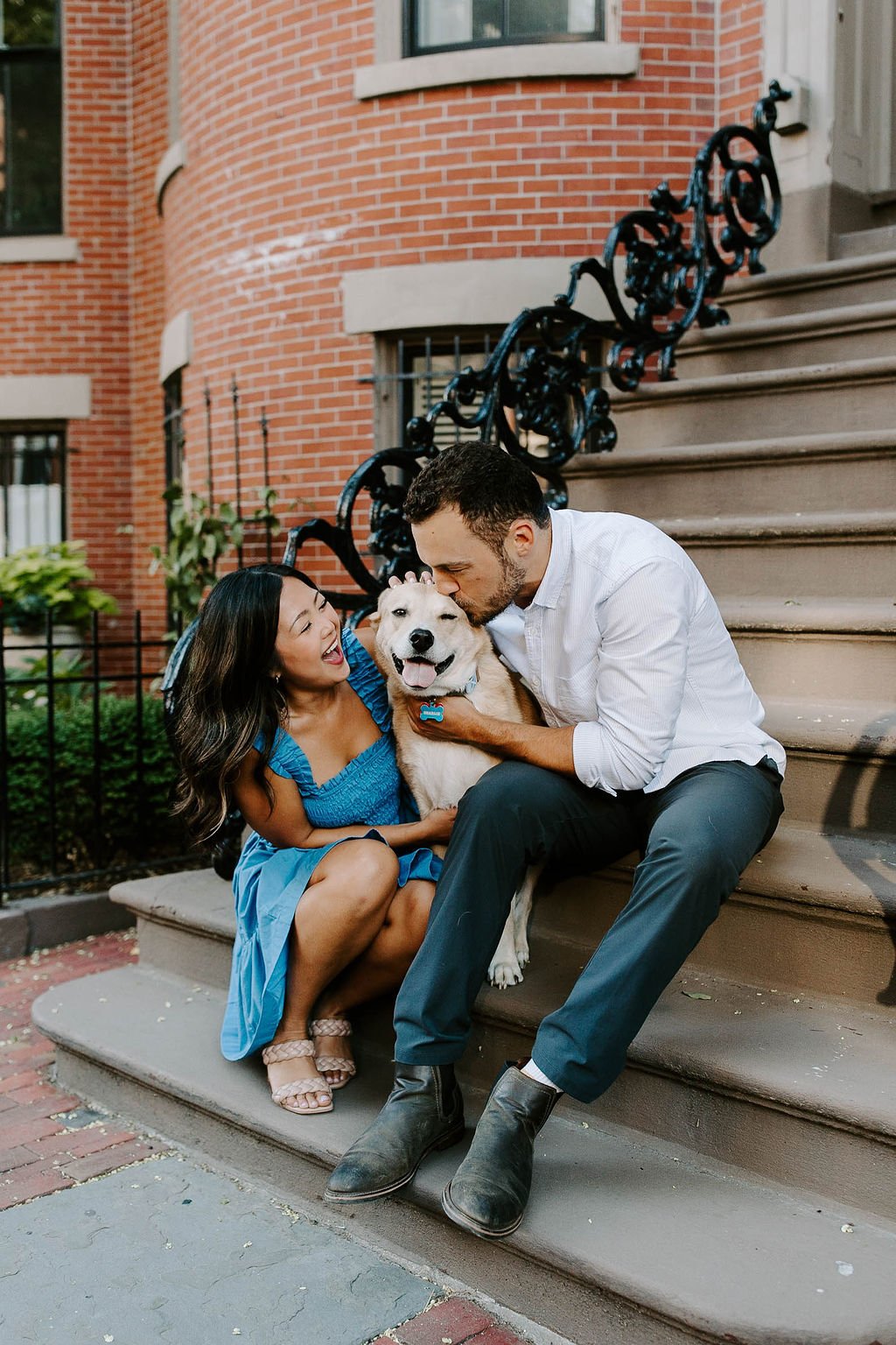 Fall Engagement Session in South End by Boston Photographer | Cindy &amp; Michael