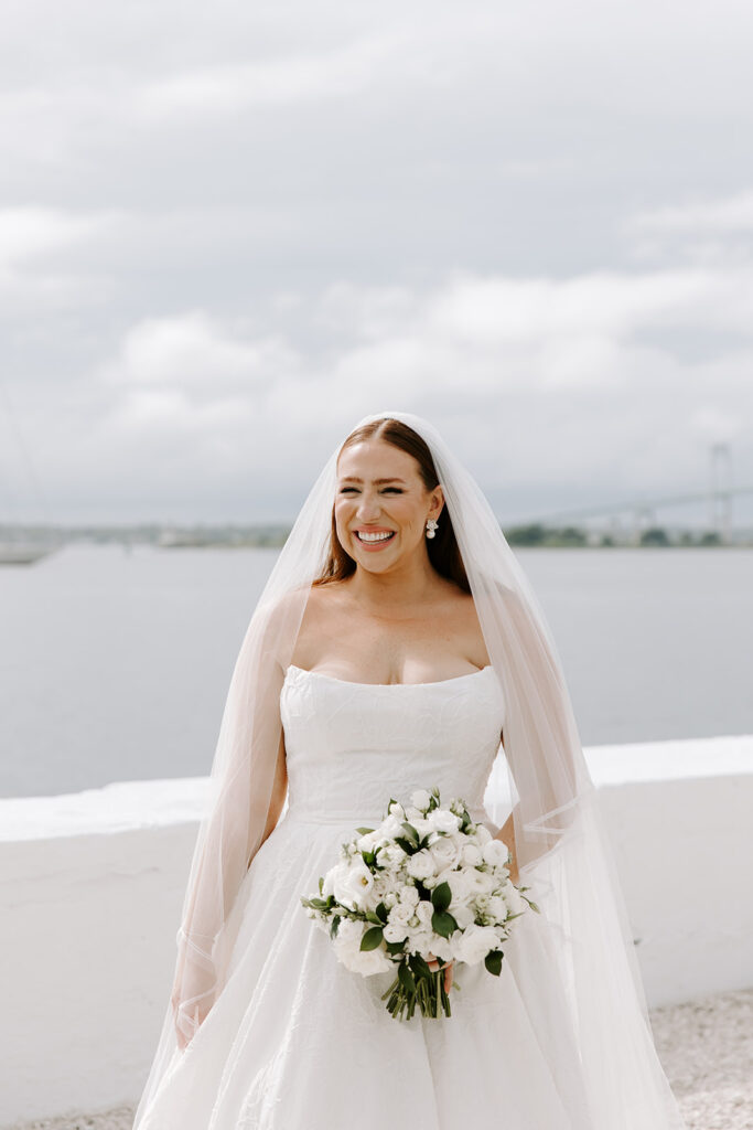bride laughing