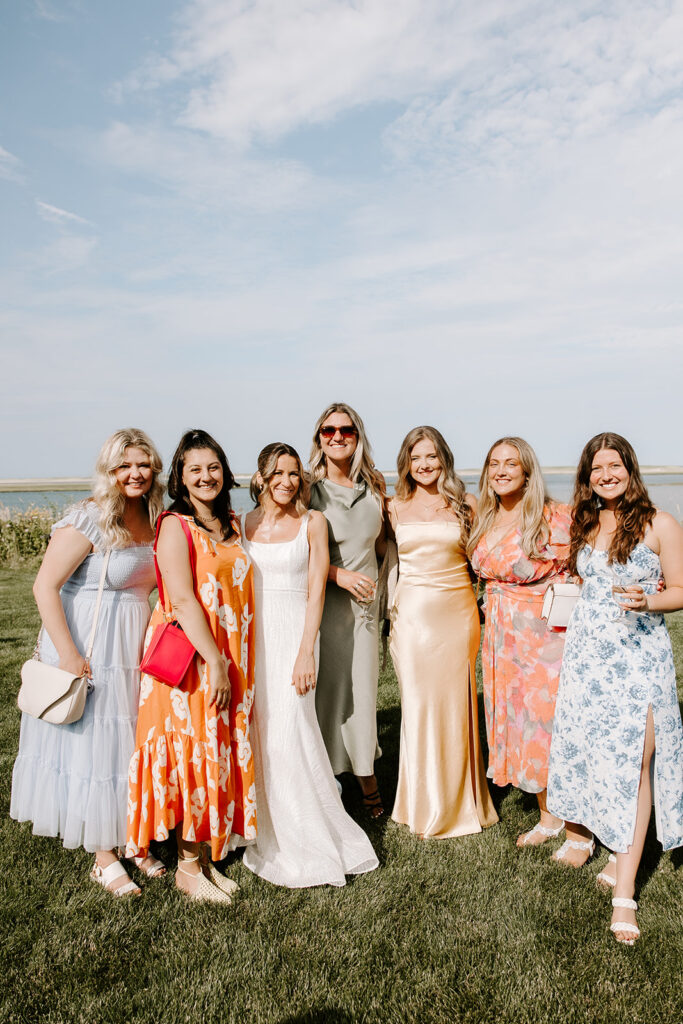 vibrant wedding guest dresses