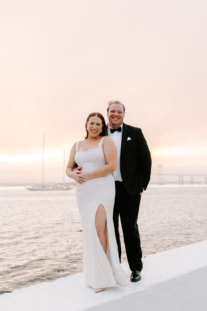 One of the final portraits of the evening? A quiet, intimate moment by the water, reflecting on the perfect day they had just shared.
